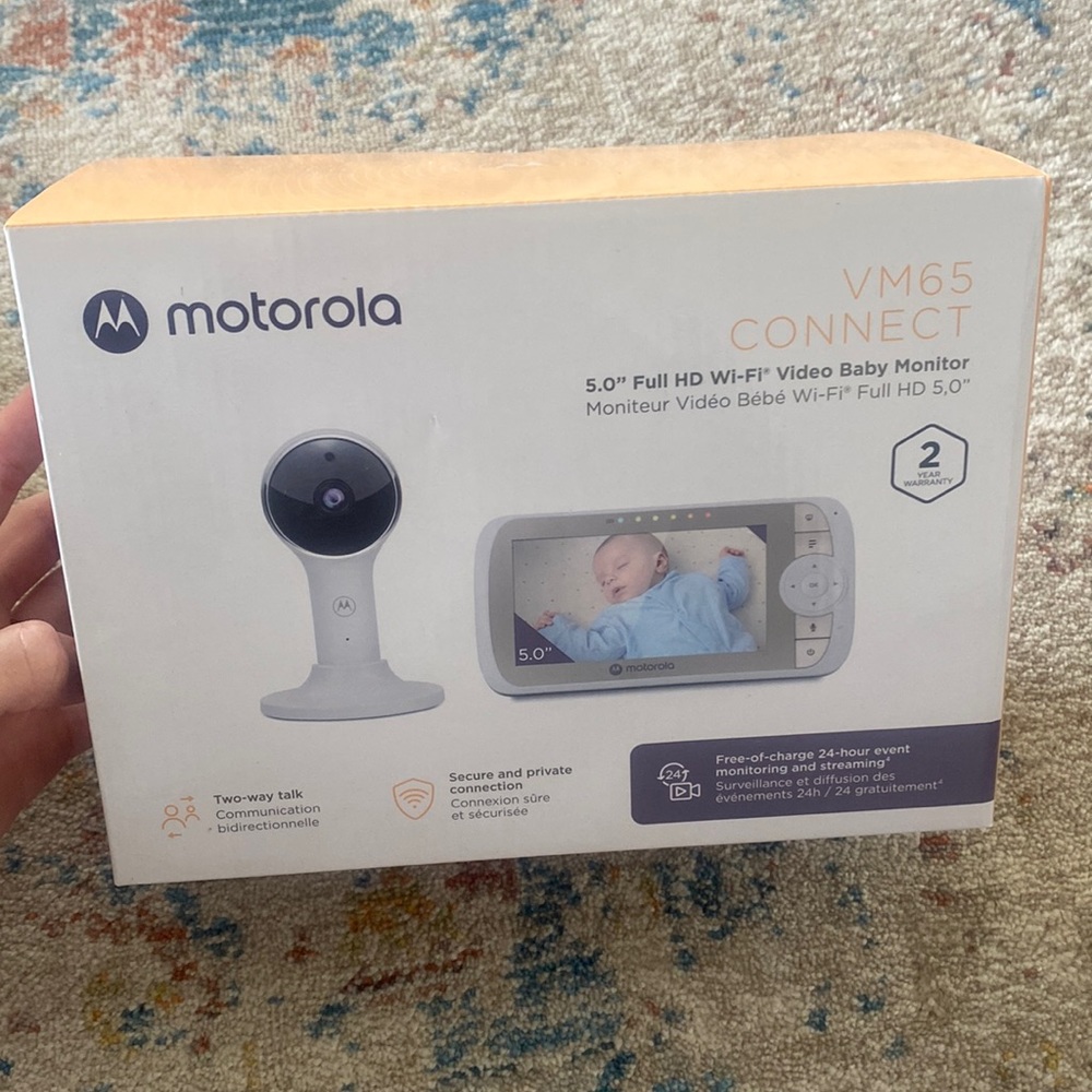 Motorola nursery vm65 connect